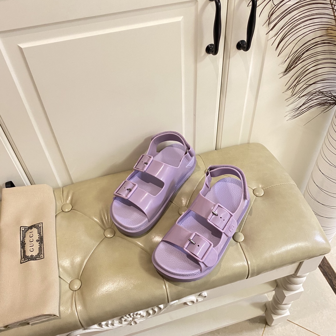 Gucci Women's Sandal With Mini Double G - EUR FASHION