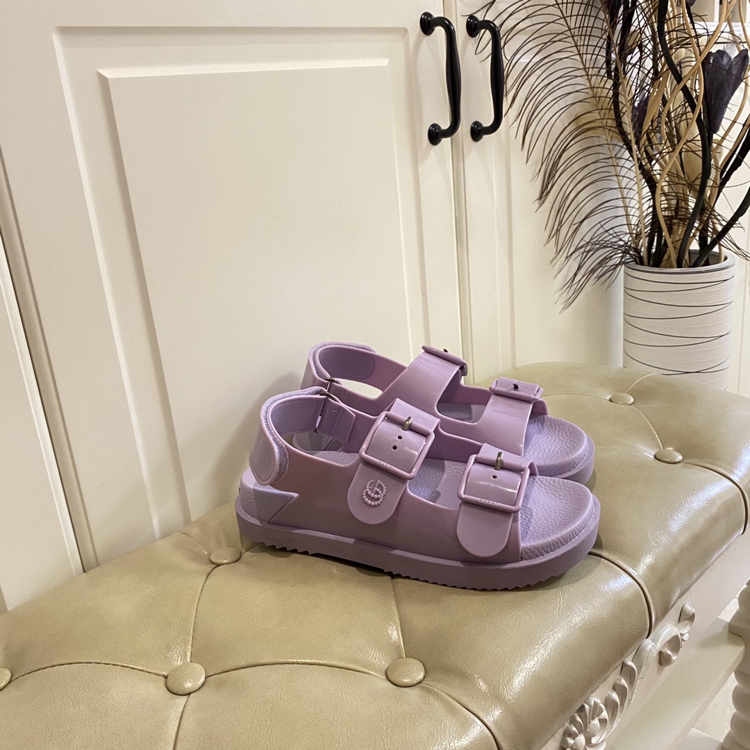 Gucci Women's Sandal With Mini Double G - EUR FASHION