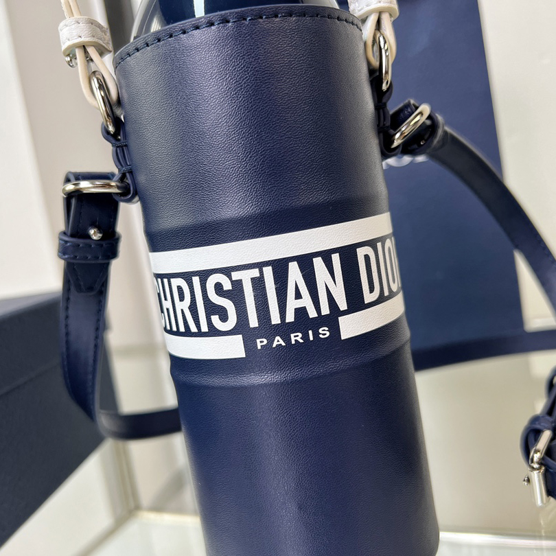 Dior Vibe Bottle Holder Blue Calfskin - EUR FASHION