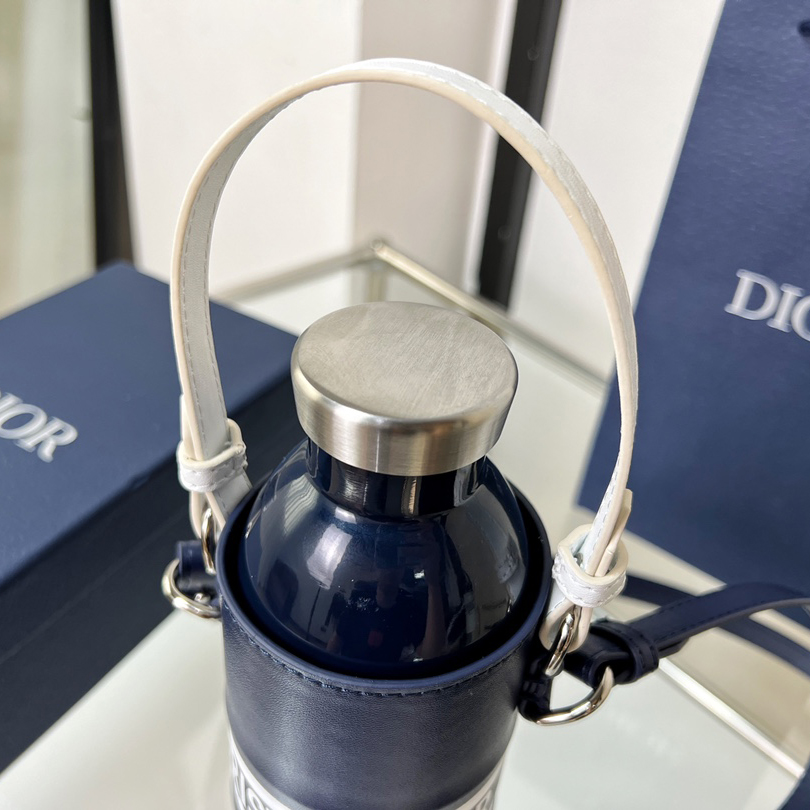 Dior Vibe Bottle Holder Blue Calfskin - EUR FASHION