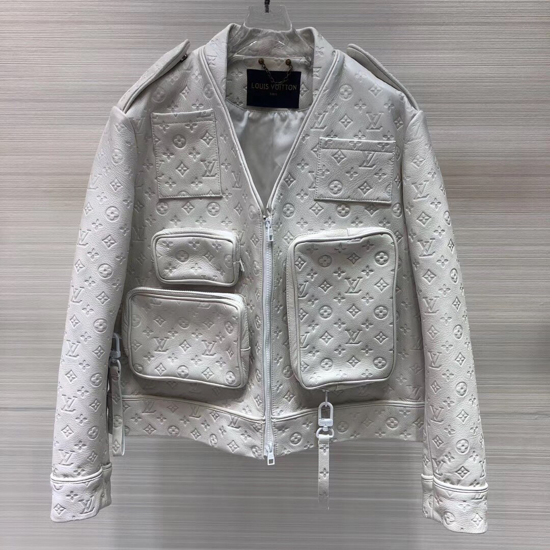 Louis Vuitton Monogram Embossed Utility Jacket - EUR FASHION