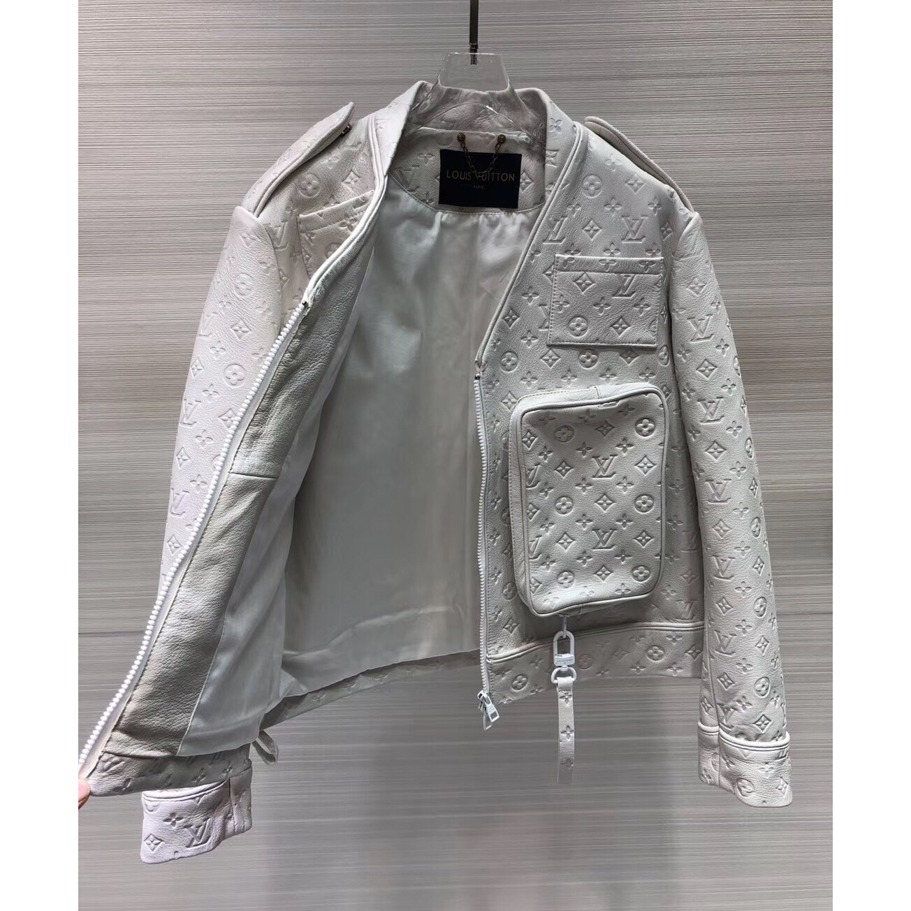 Louis Vuitton Monogram Embossed Utility Jacket - EUR FASHION