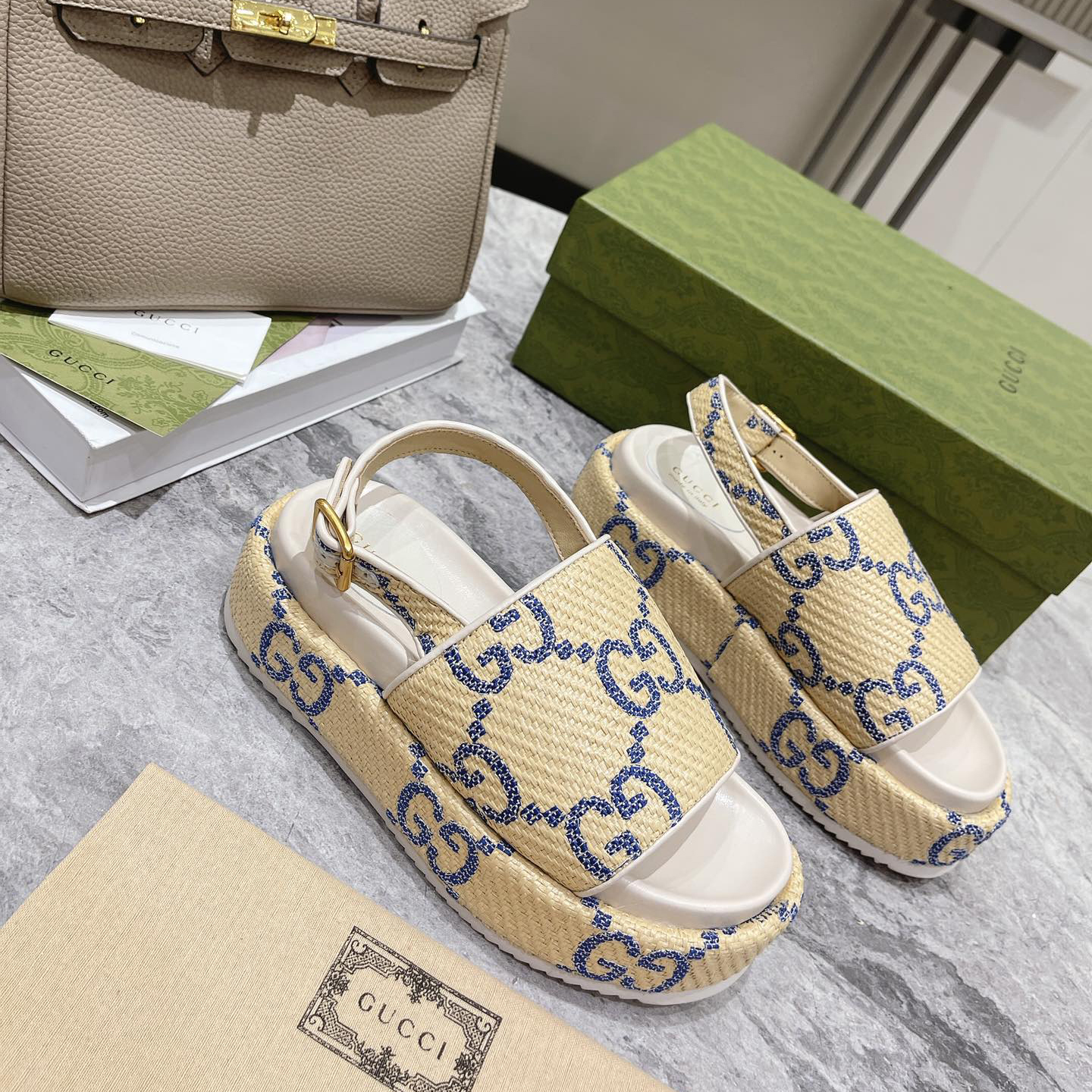 Gucci GG Platform Sandal - EUR FASHION