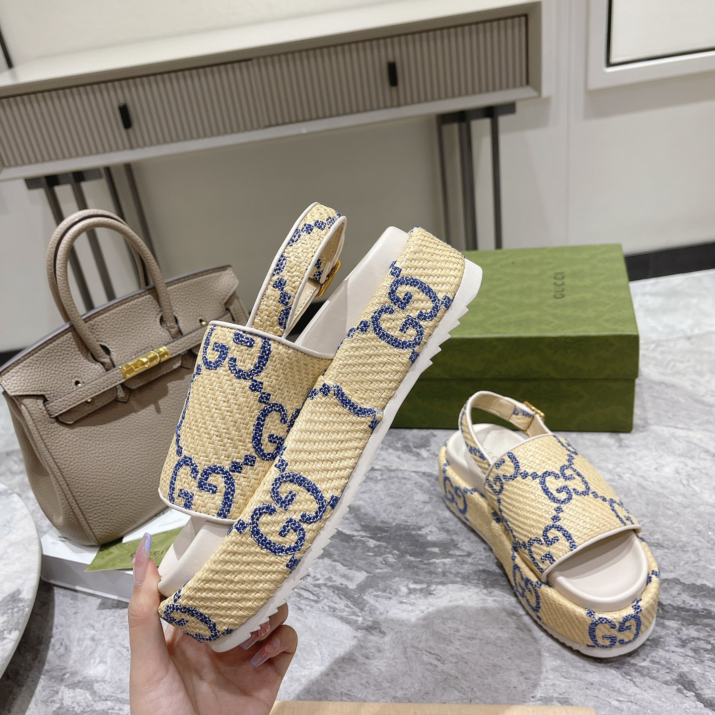 Gucci GG Platform Sandal - EUR FASHION