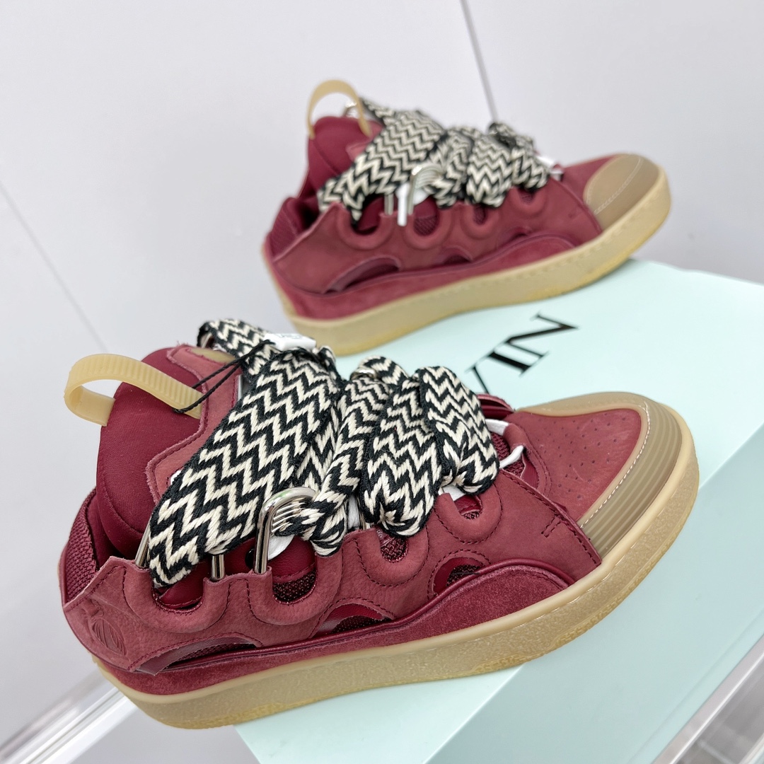 Lanvin Leather Curb Sneaker - EUR FASHION