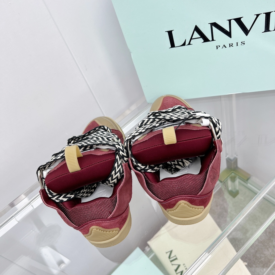 Lanvin Leather Curb Sneaker - EUR FASHION