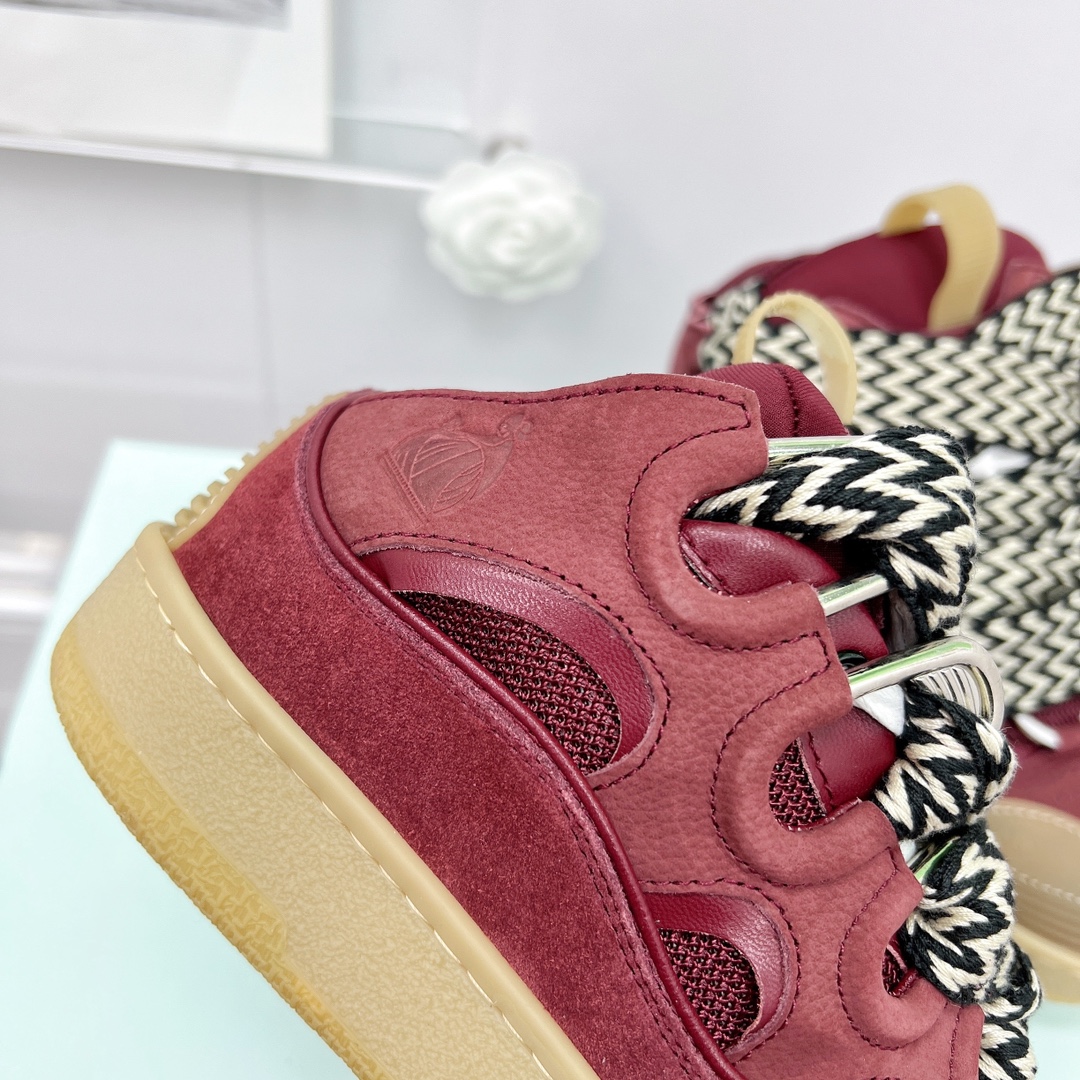 Lanvin Leather Curb Sneaker - EUR FASHION