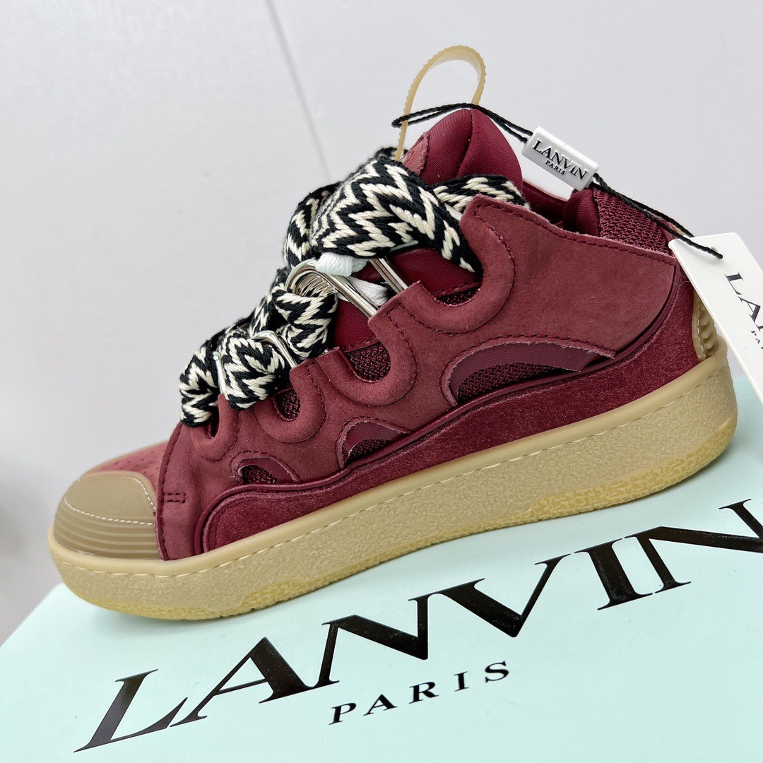 Lanvin Leather Curb Sneaker - EUR FASHION