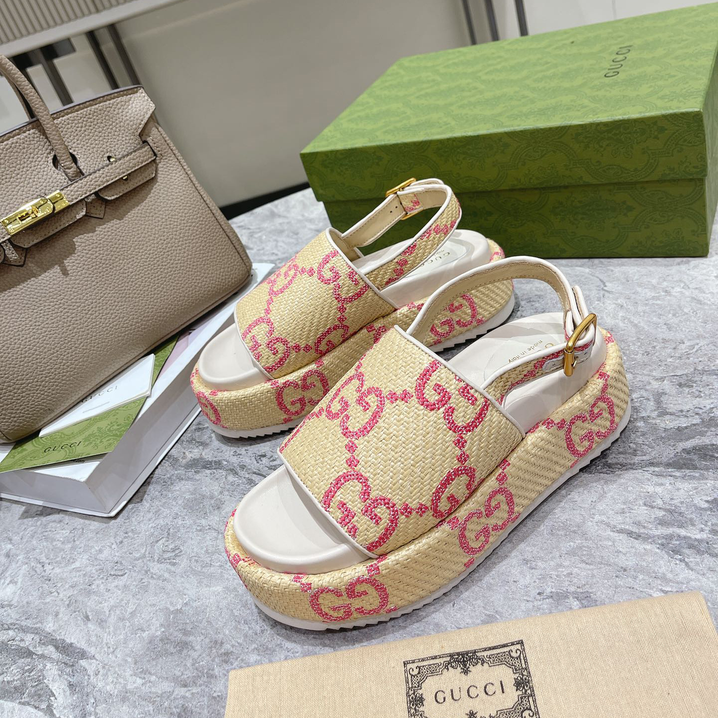 Gucci GG Platform Sandal - EUR FASHION