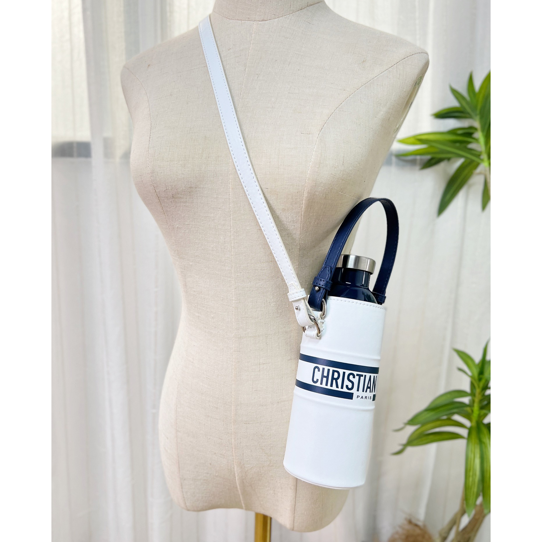 Dior Vibe Bottle Holder White Calfskin - EUR FASHION