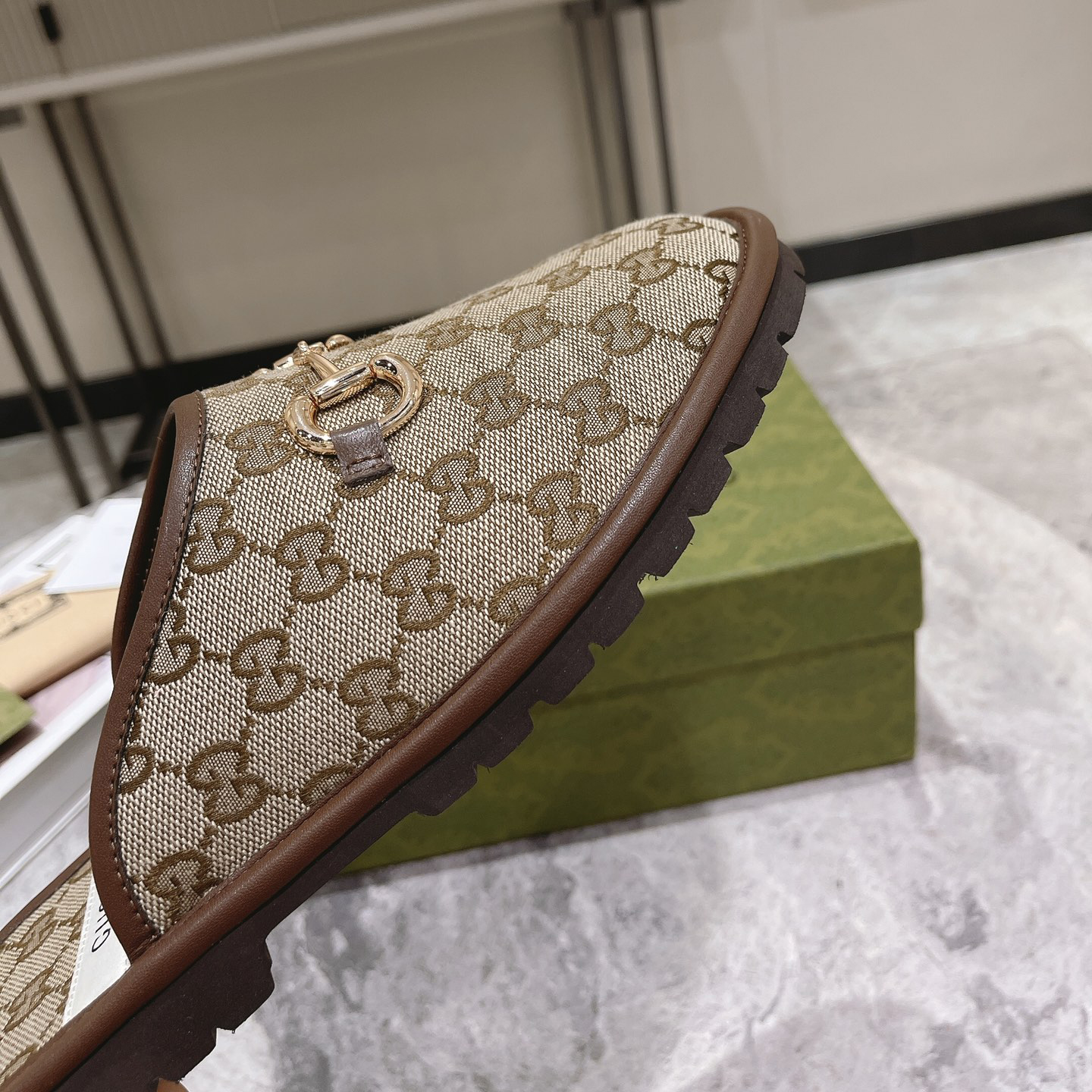 Gucci Men's Slipper With Horsebit - EUR FASHION