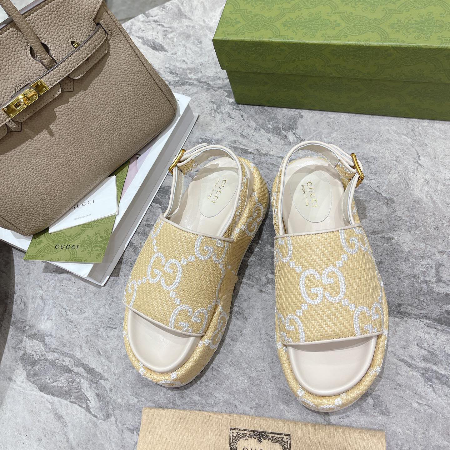 Gucci GG Platform Sandal - EUR FASHION