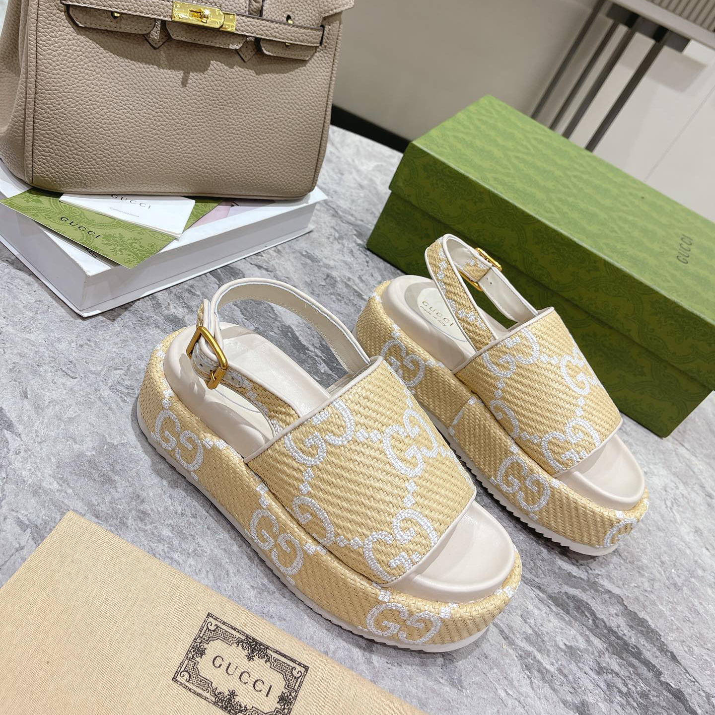 Gucci GG Platform Sandal - EUR FASHION