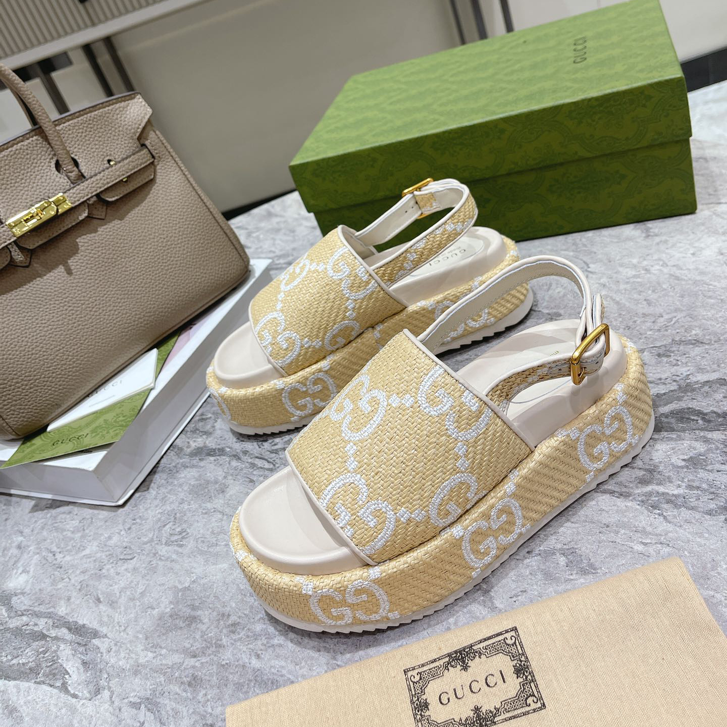 Gucci GG Platform Sandal - EUR FASHION