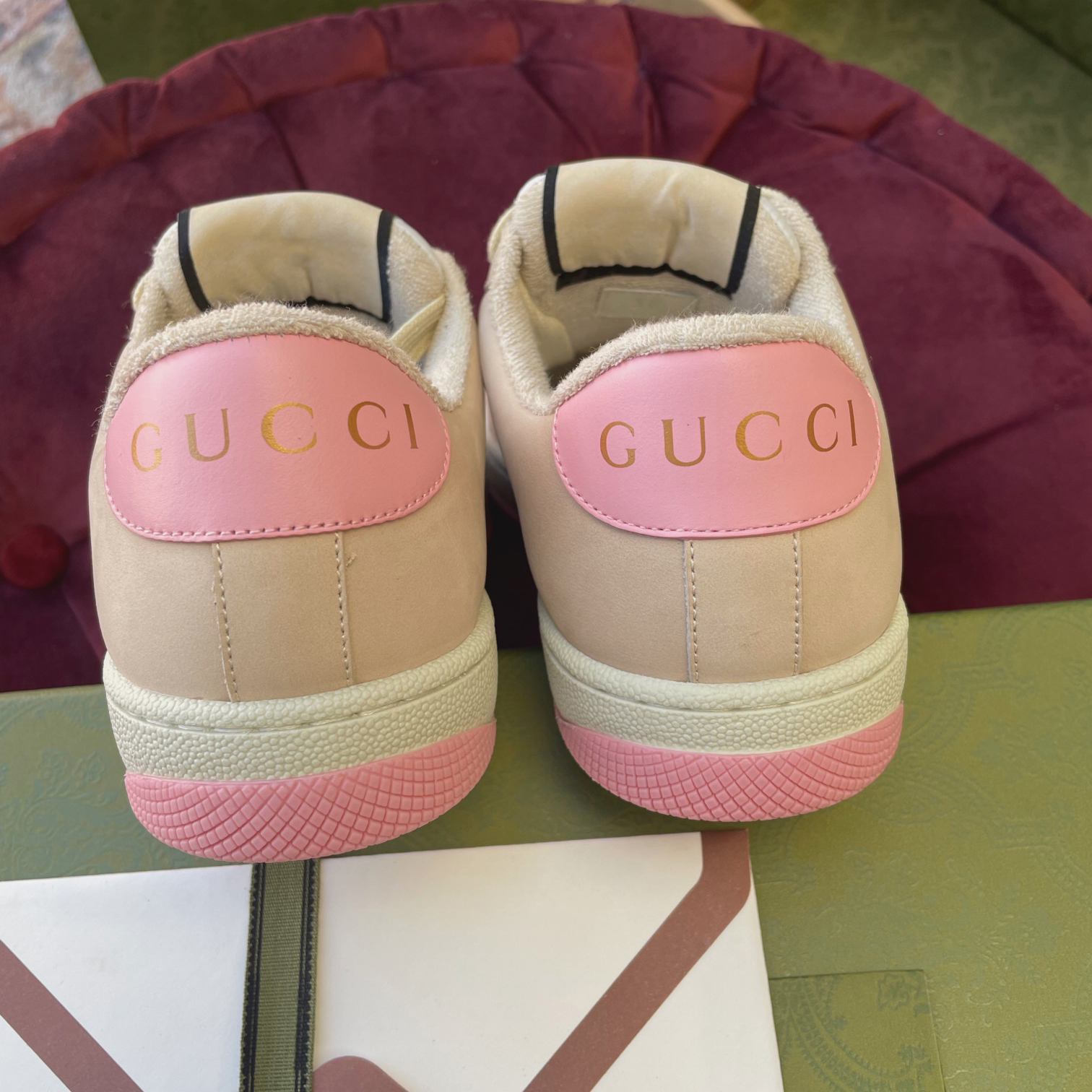 Gucci Women's Screener Sneaker With Crystals - EUR FASHION