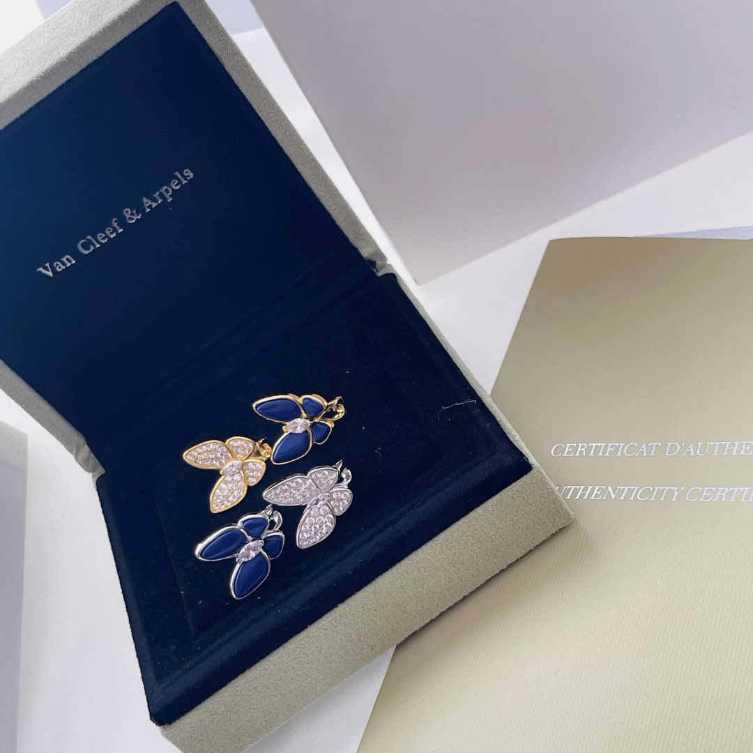 Van Cleef & Arpels Two Butterfly Earrings - EUR FASHION