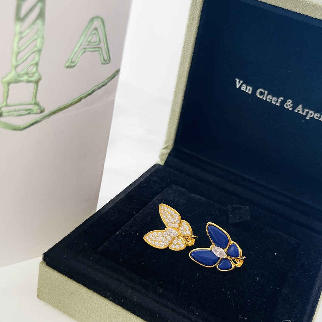 Van Cleef & Arpels Two Butterfly Earrings - EUR FASHION