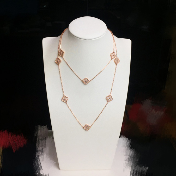 Van Cleef & Arpels Vintage Alhambra Necklace 10 Motifs - EUR FASHION