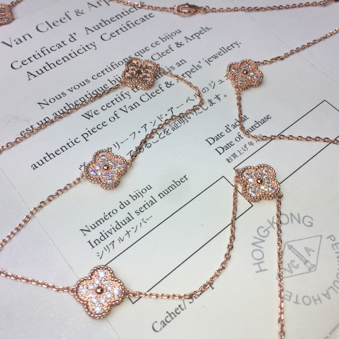 Van Cleef & Arpels Vintage Alhambra Necklace 10 Motifs - EUR FASHION