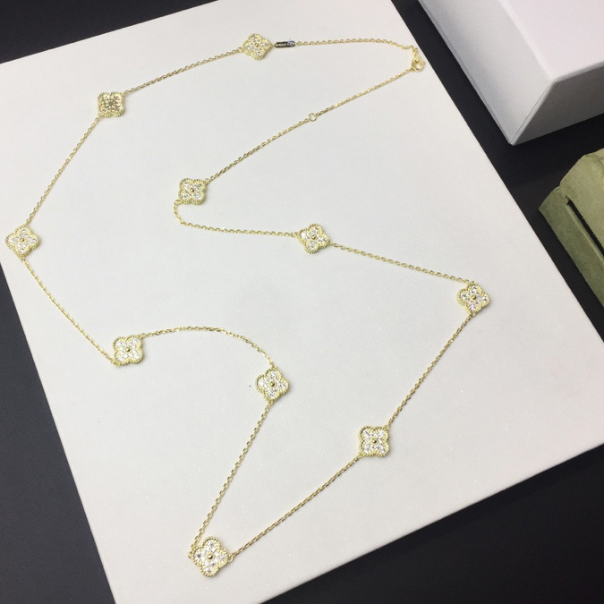 Van Cleef & Arpels Vintage Alhambra Necklace 10 Motifs - EUR FASHION