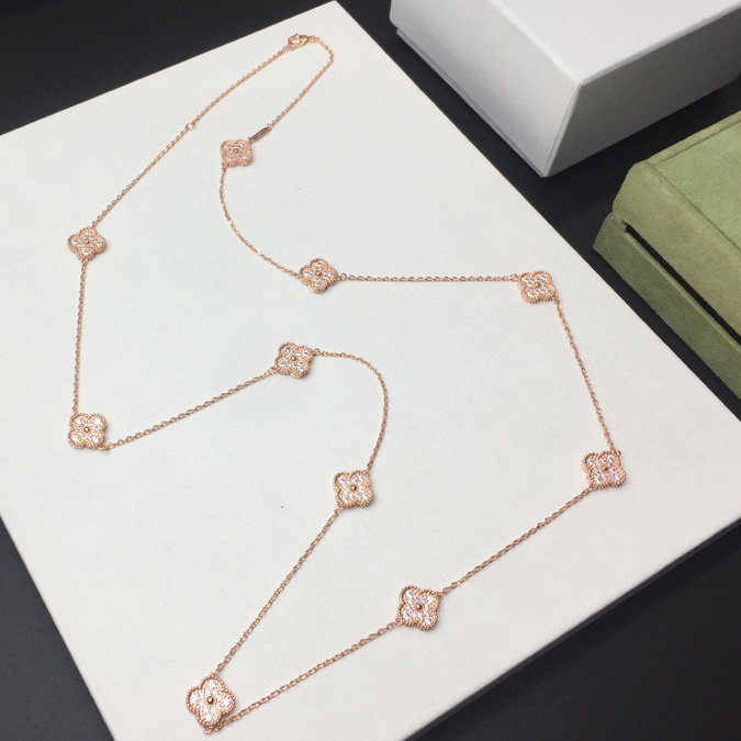 Van Cleef & Arpels Vintage Alhambra Necklace 10 Motifs - EUR FASHION