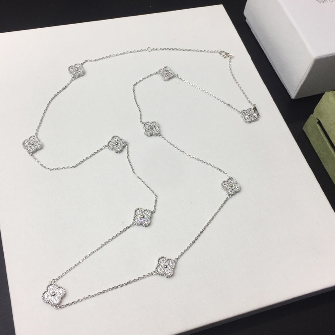 Van Cleef & Arpels Vintage Alhambra Necklace 10 Motifs - EUR FASHION
