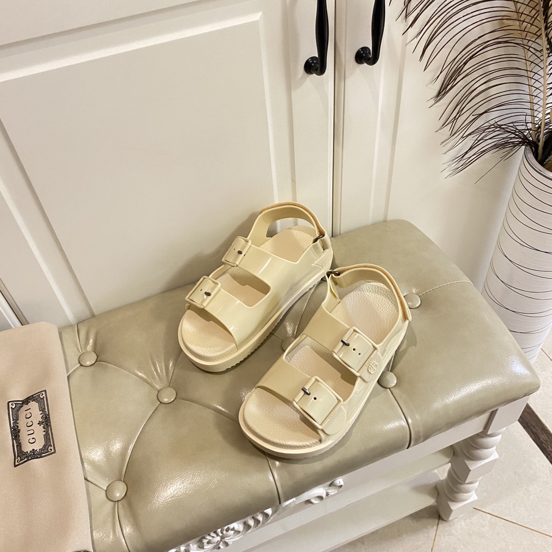 Gucci Women's Sandal With Mini Double G - EUR FASHION