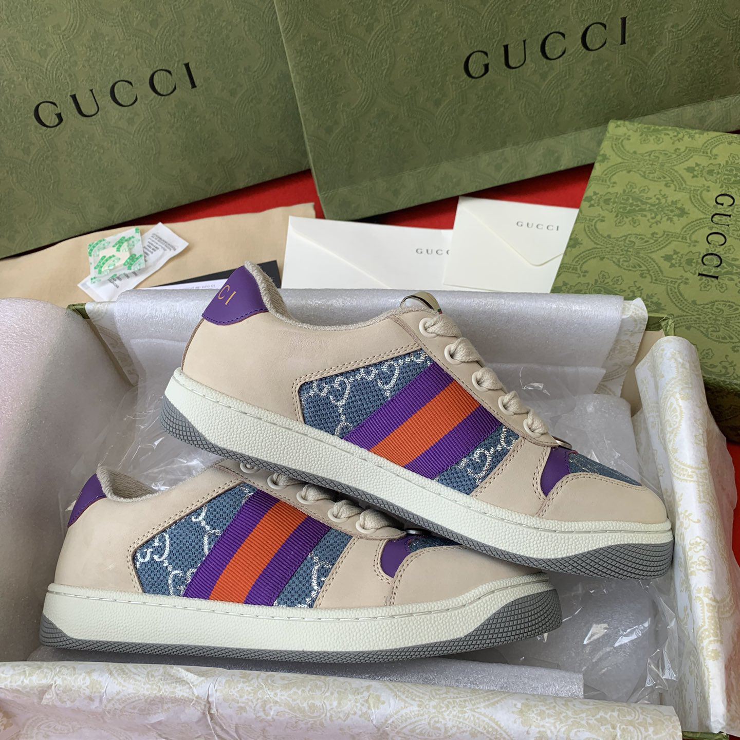 Gucci women's & Men's Screener Sneaker With We - EUR FASHION