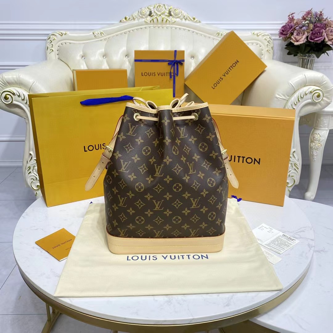 Louis Vuitton Noé Bucket Bag(27.5-36-20cm)    M42224 - EUR FASHION