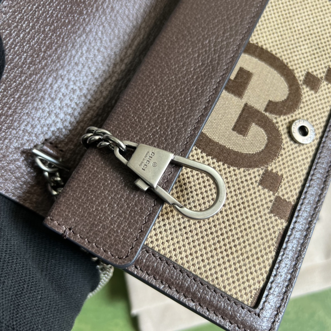 Gucci Dionysus Jumbo GG Super Mini Bag(16.5-10-4cm) - EUR FASHION