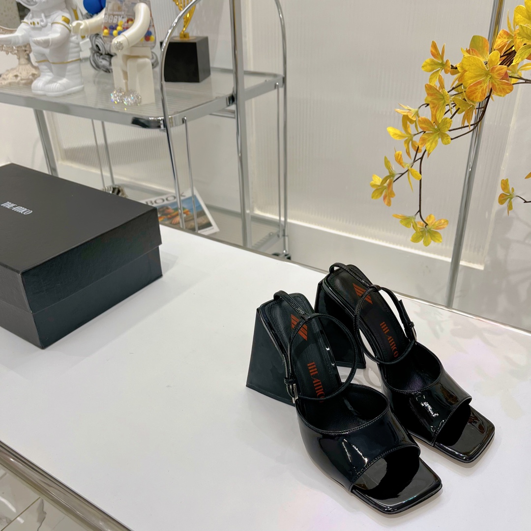 The Attico ''Piper'' Black Sandal - EUR FASHION