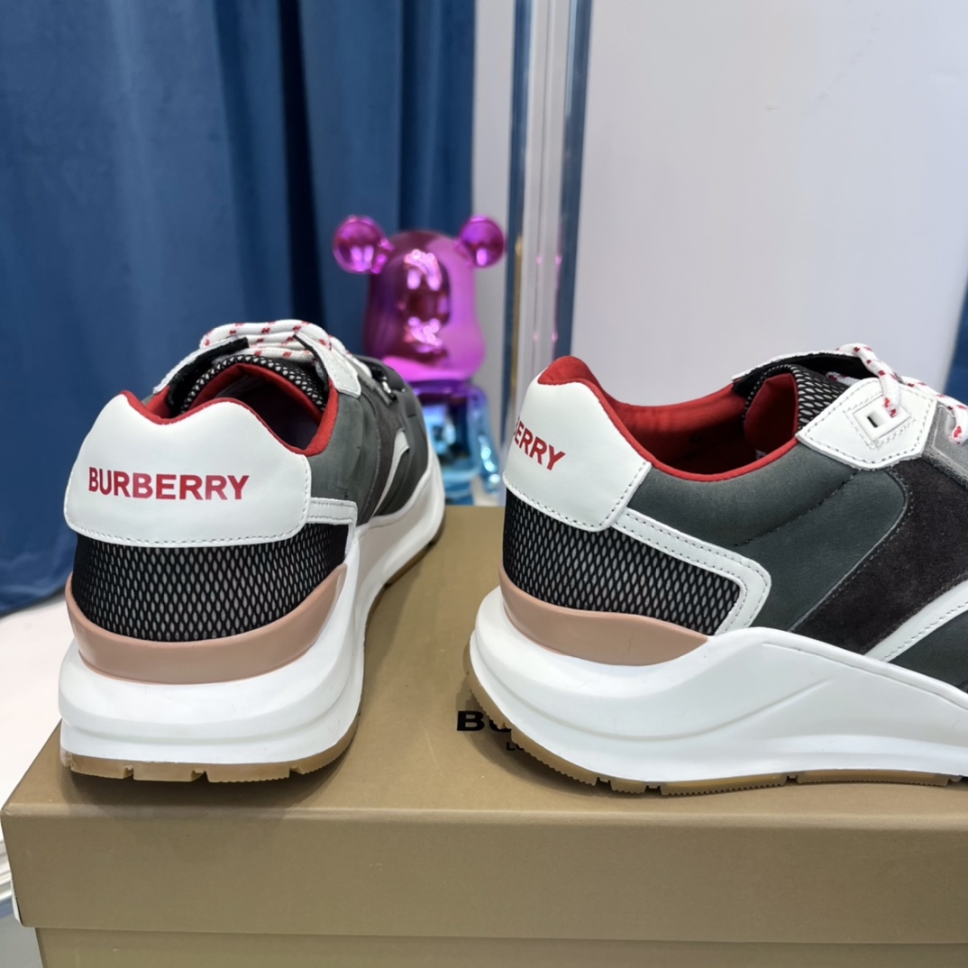 Burberry Cotton Sneakers - EUR FASHION