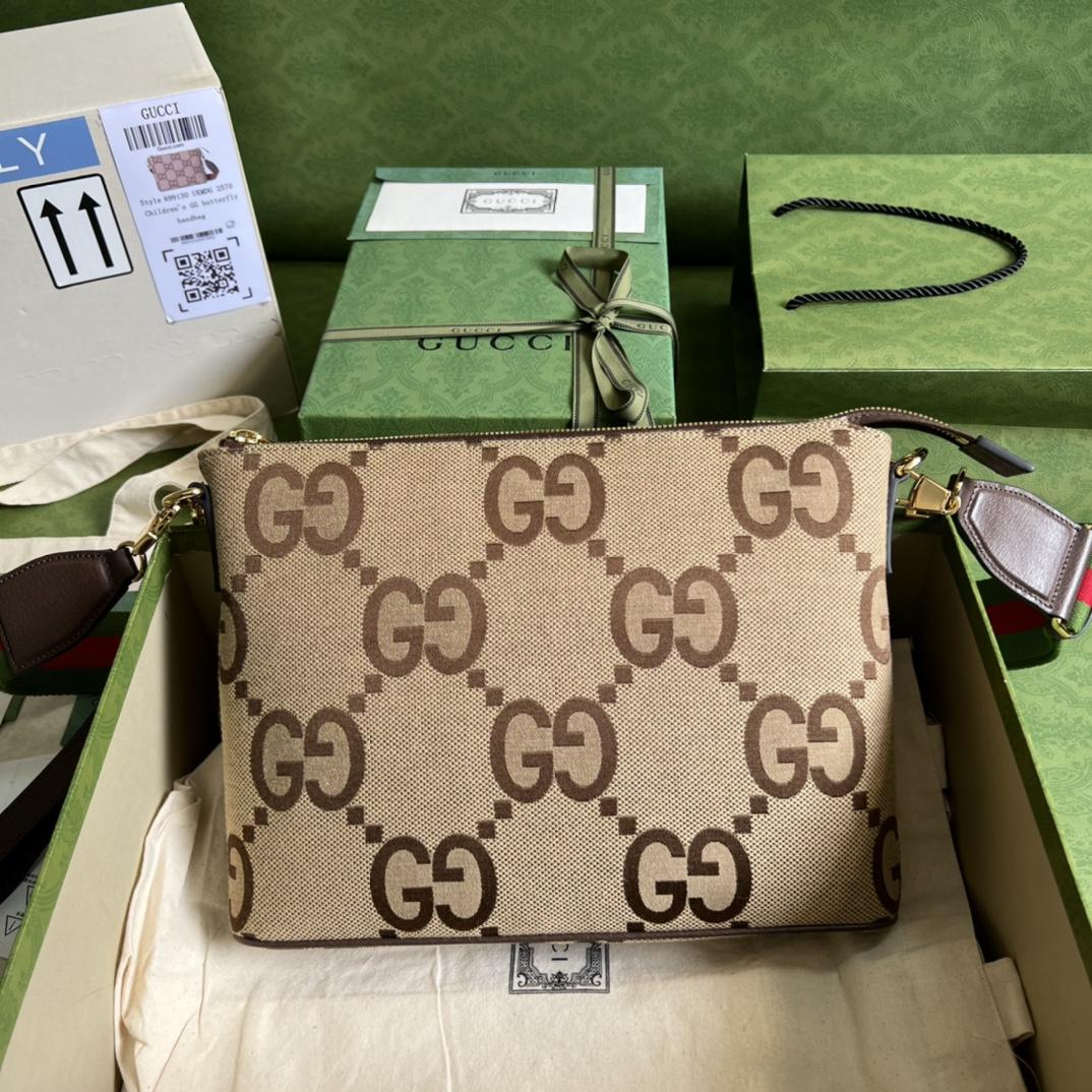 Gucci Jumbo GG Messenger Bag(31-24.5-5cm) - EUR FASHION