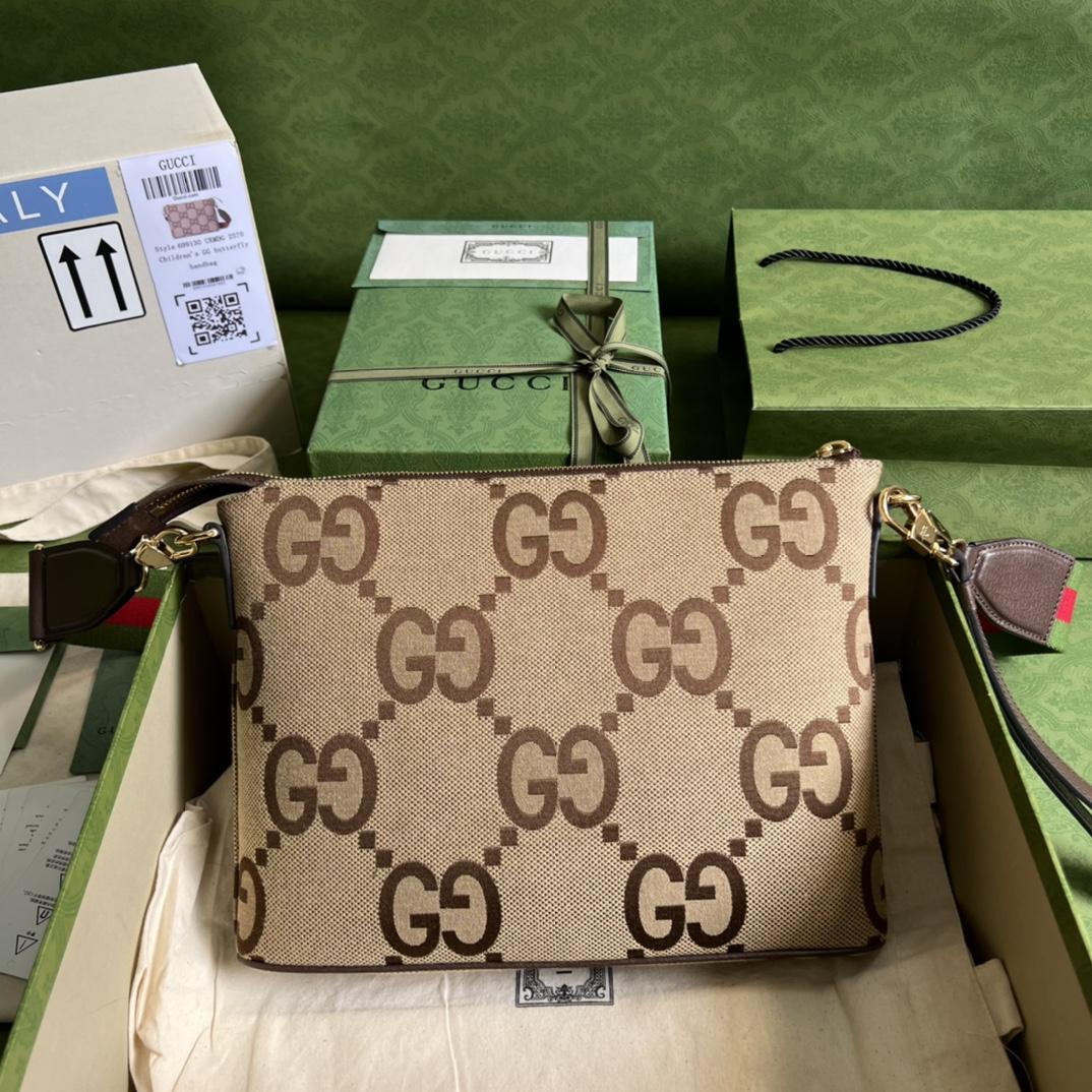 Gucci Jumbo GG Messenger Bag(31-24.5-5cm) - EUR FASHION