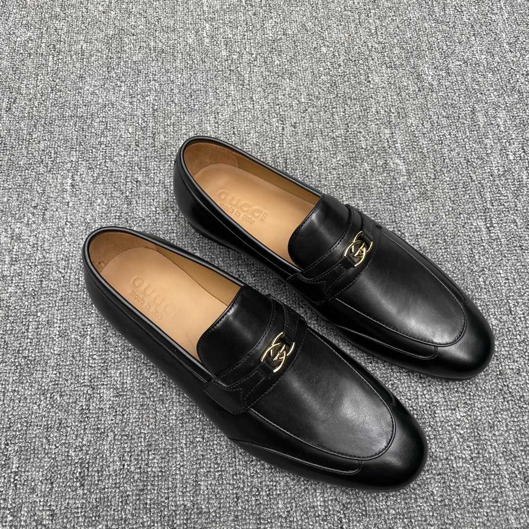 Gucci Men's Loafer With Interlocking G(Upon UK Size) - EUR FASHION