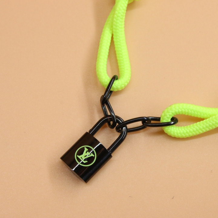 Louis Vuitton Silver Lockit X Virgil Abloh Bracelet, Black Titanium     Q05268 - EUR FASHION