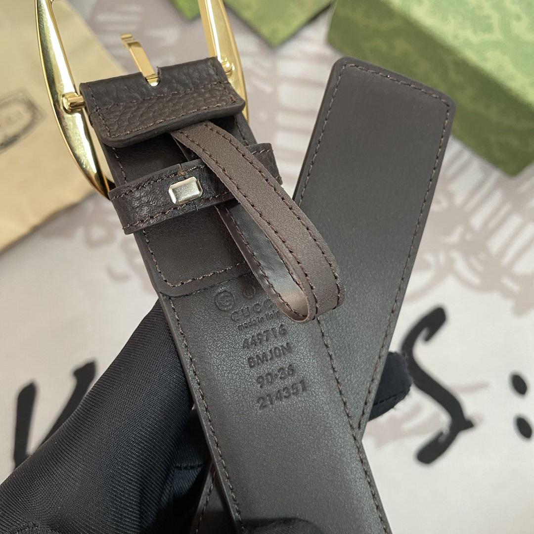 Gucci GG Belt With Square Buckle - EUR FASHION