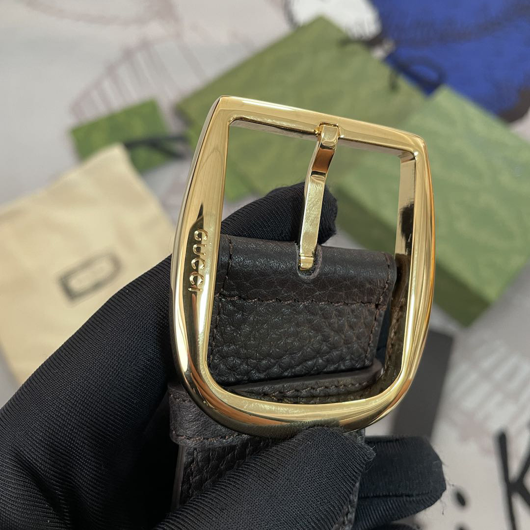 Gucci GG Belt With Square Buckle - EUR FASHION
