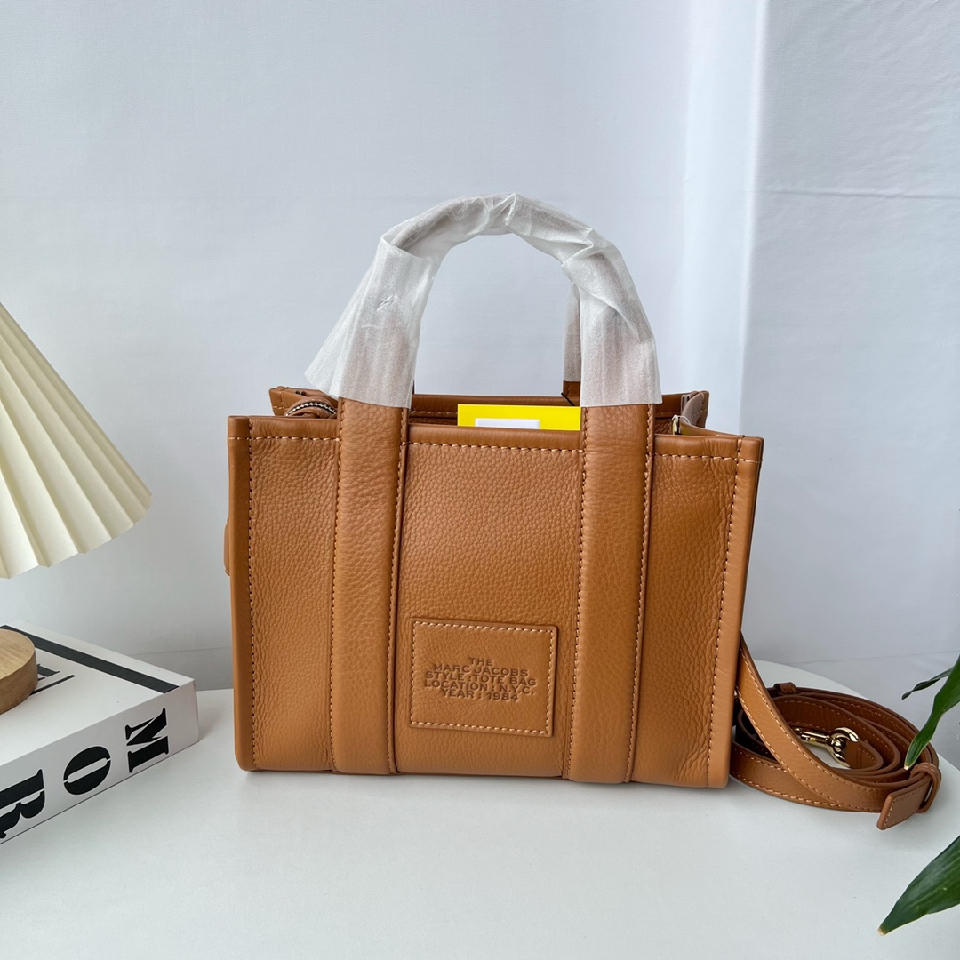 Marc Jacobs The Leather Small Tote Bag(33-27-15cm) - EUR FASHION