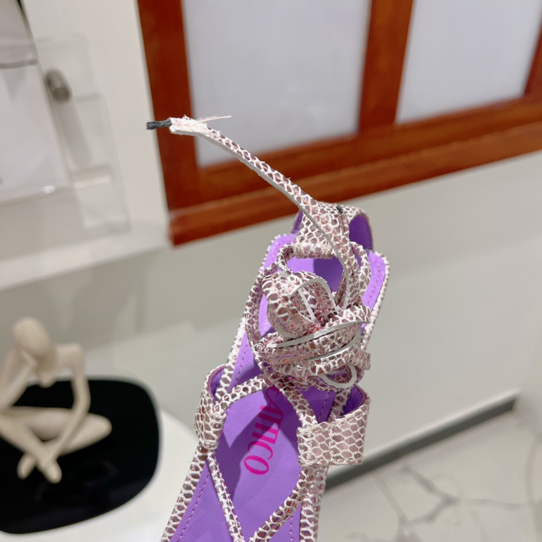 The Attico ''Adele'' Pastel Pink Sandal - EUR FASHION