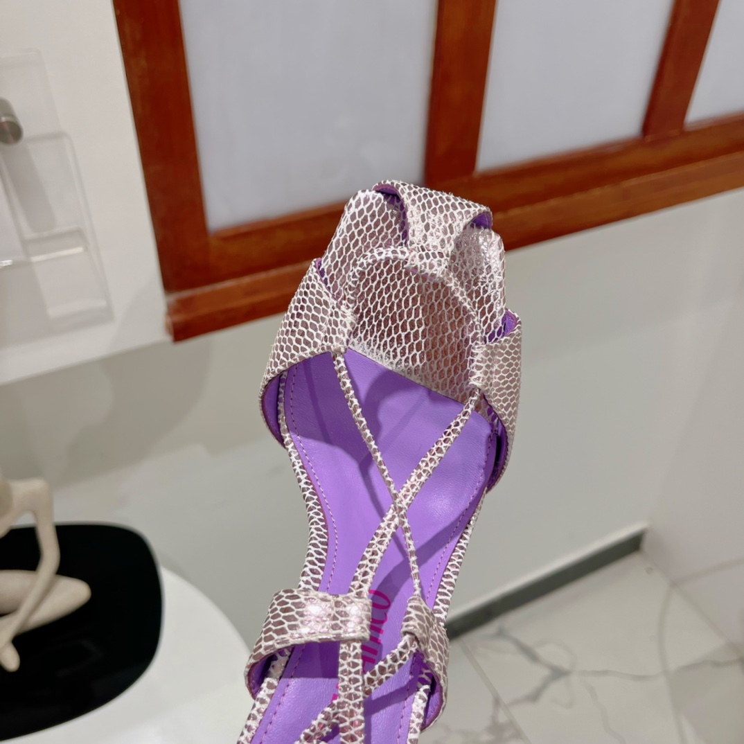 The Attico ''Adele'' Pastel Pink Sandal - EUR FASHION