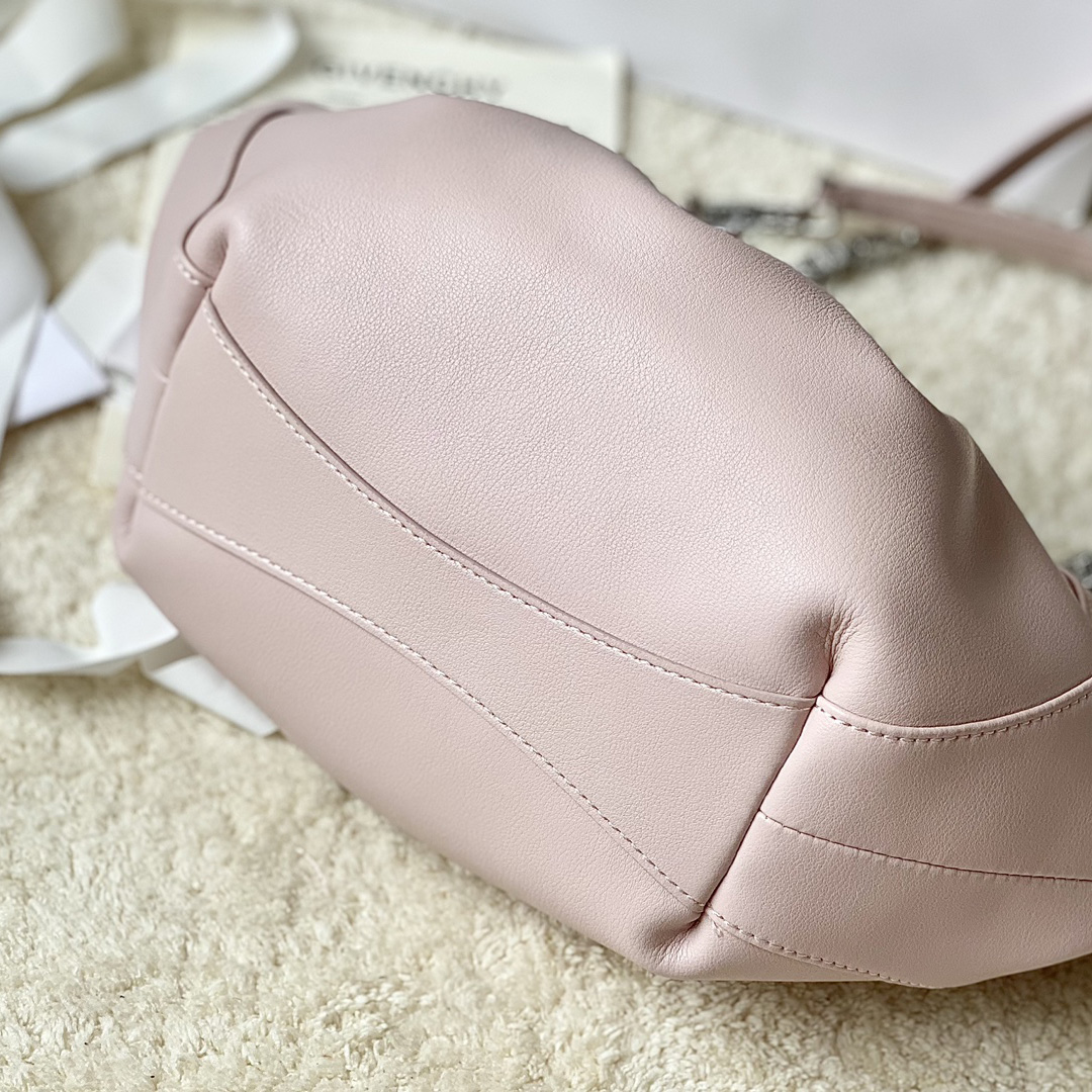Givenchy Small Kenny Bag In Smooth Leather - Blossom Pink(32-22-17cm) - EUR FASHION