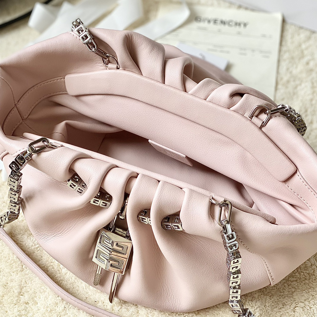 Givenchy Small Kenny Bag In Smooth Leather - Blossom Pink(32-22-17cm) - EUR FASHION