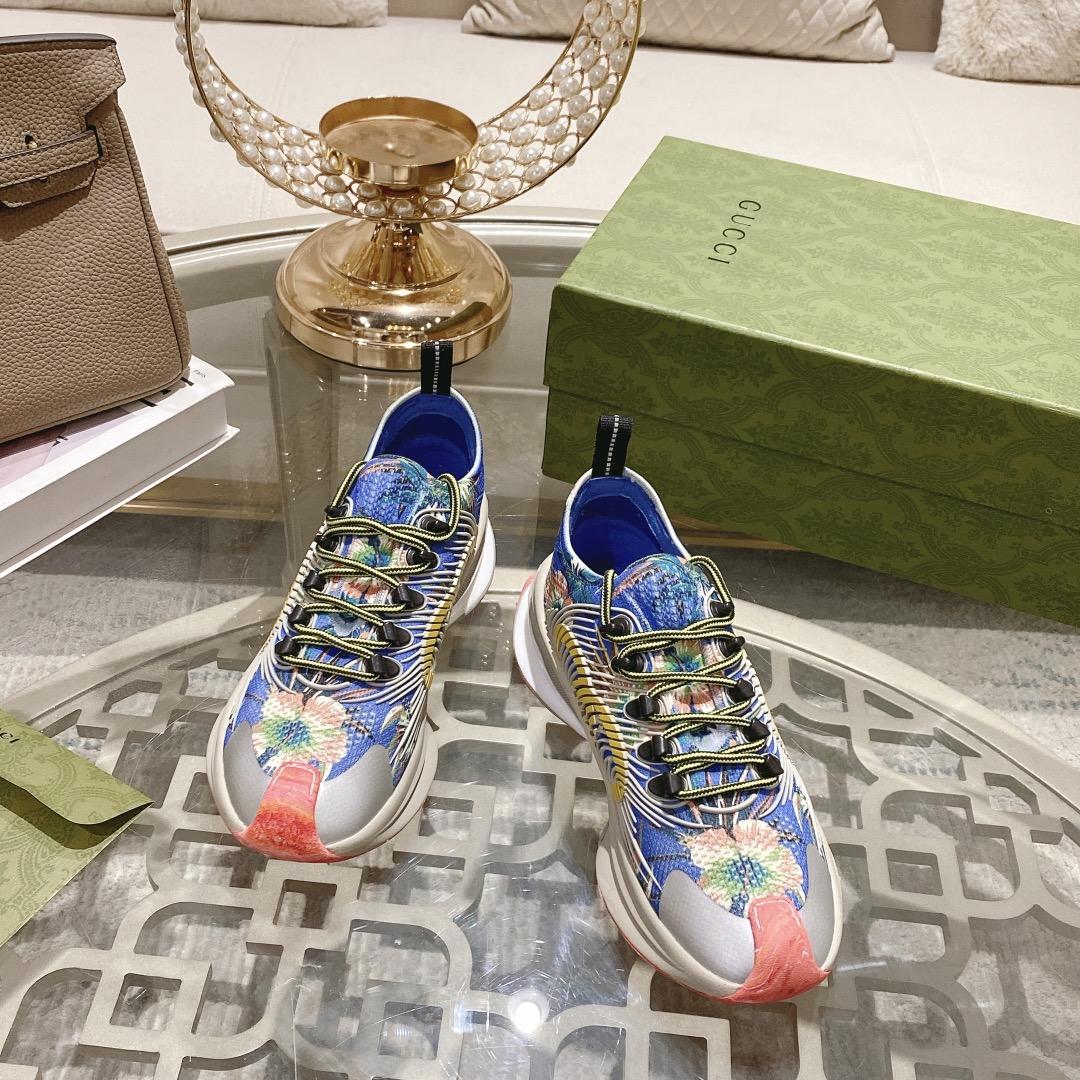 Gucci Run Floral Sneaker(Upon UK size) - EUR FASHION