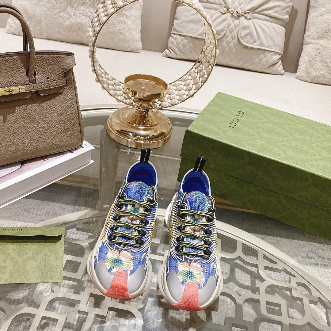 Gucci Run Floral Sneaker(Upon UK size) - EUR FASHION
