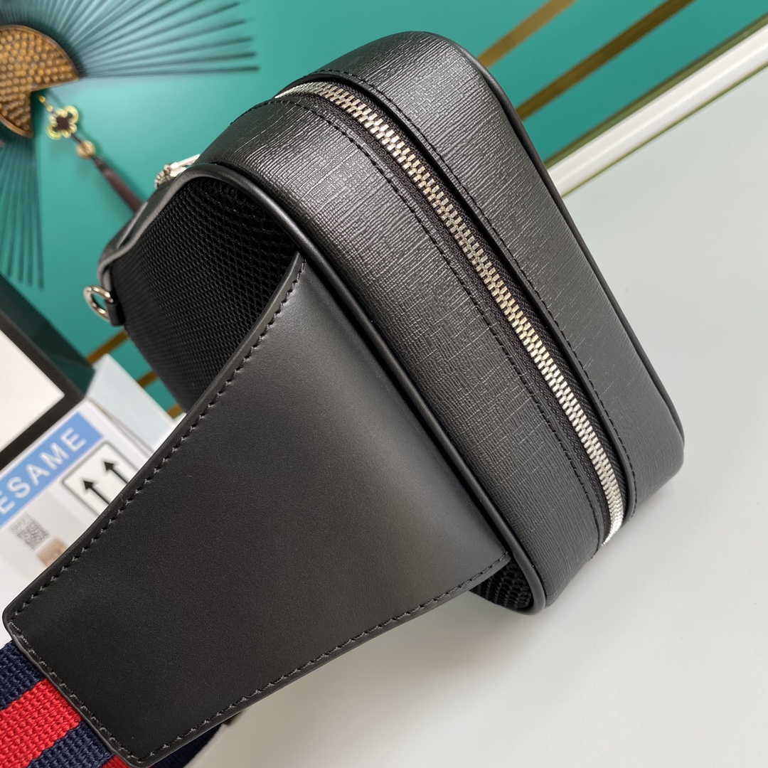Gucci GG Black Belt Bag(17-27-8.5CM) - EUR FASHION
