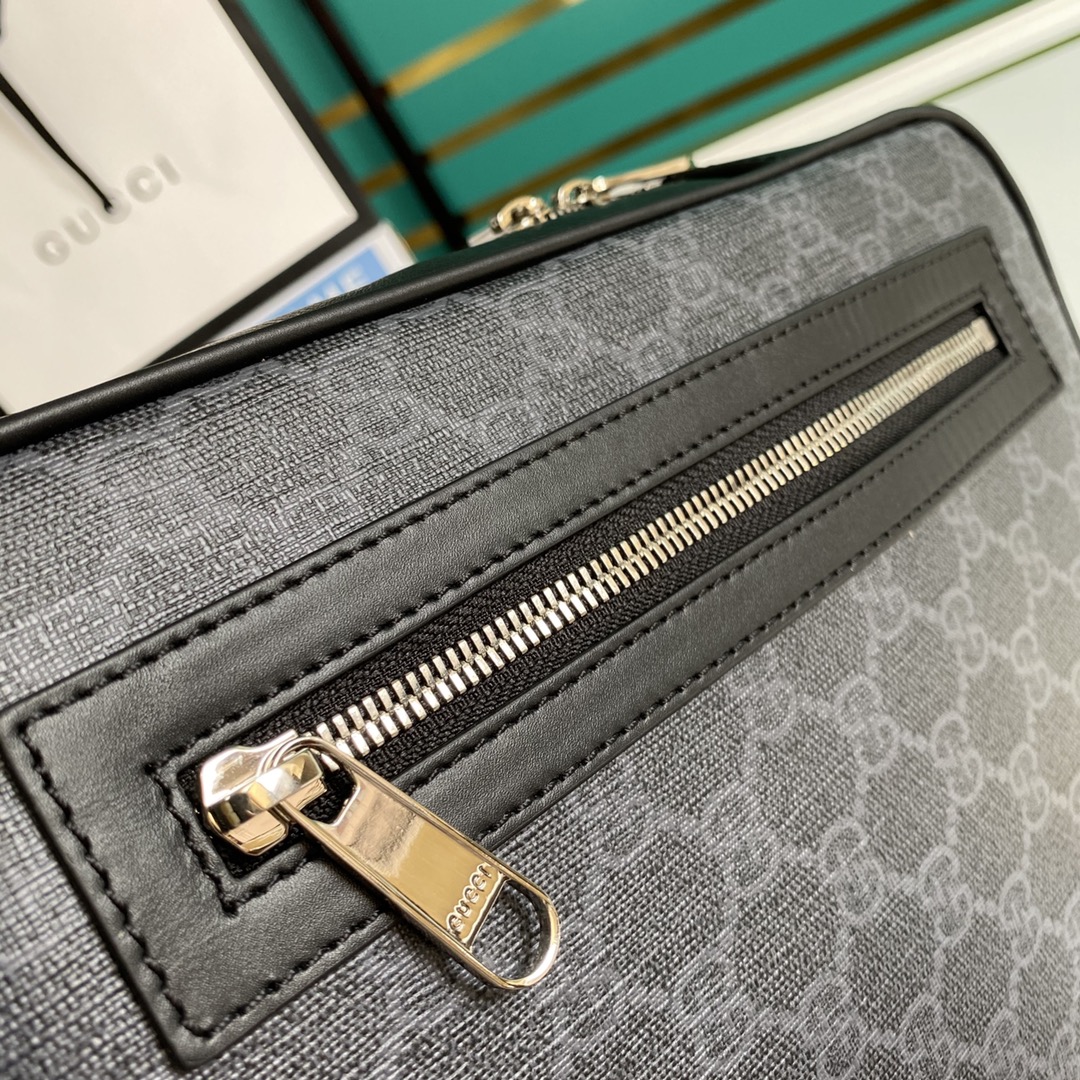 Gucci GG Black Belt Bag(17-27-8.5CM) - EUR FASHION