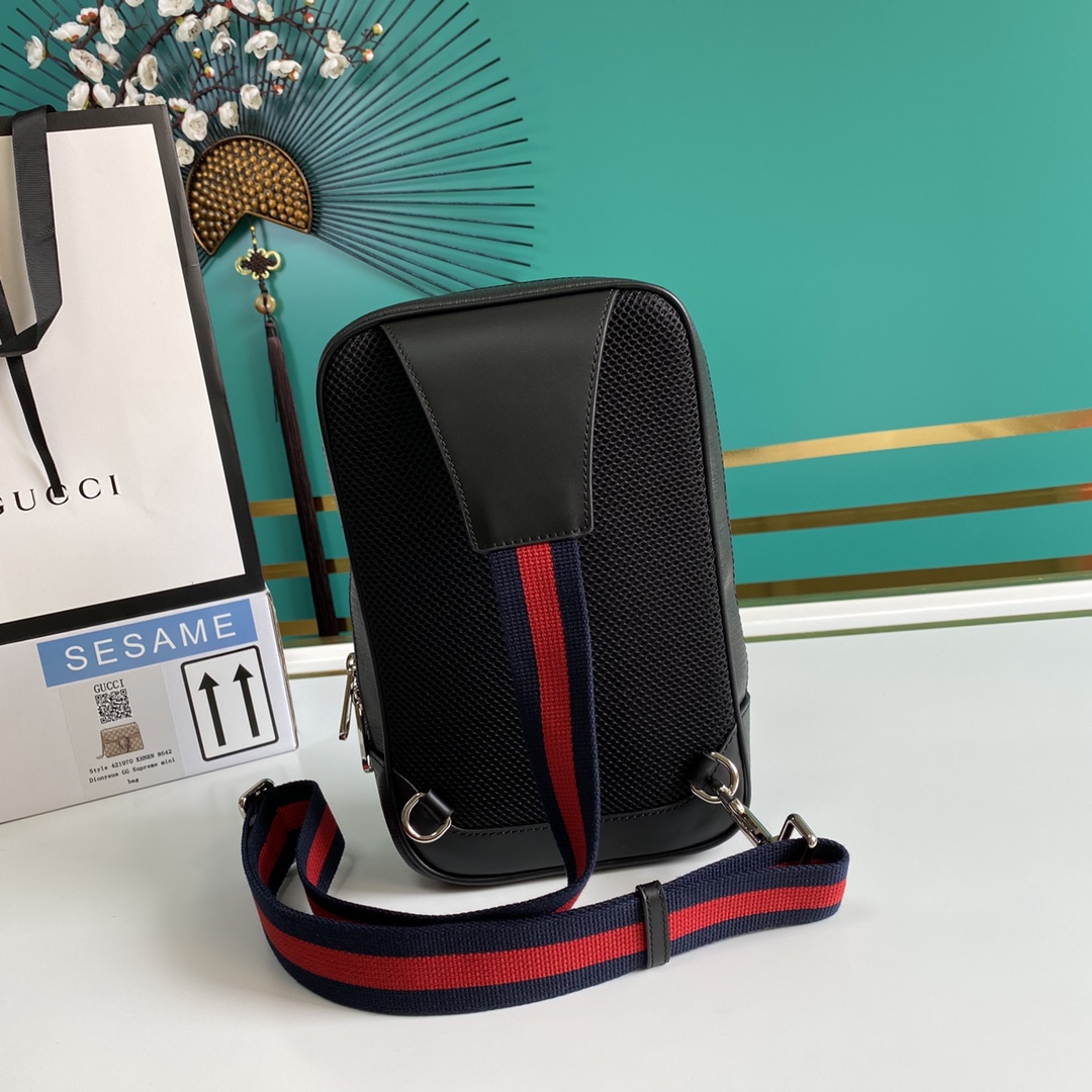 Gucci GG Black Belt Bag(17-27-8.5CM) - EUR FASHION