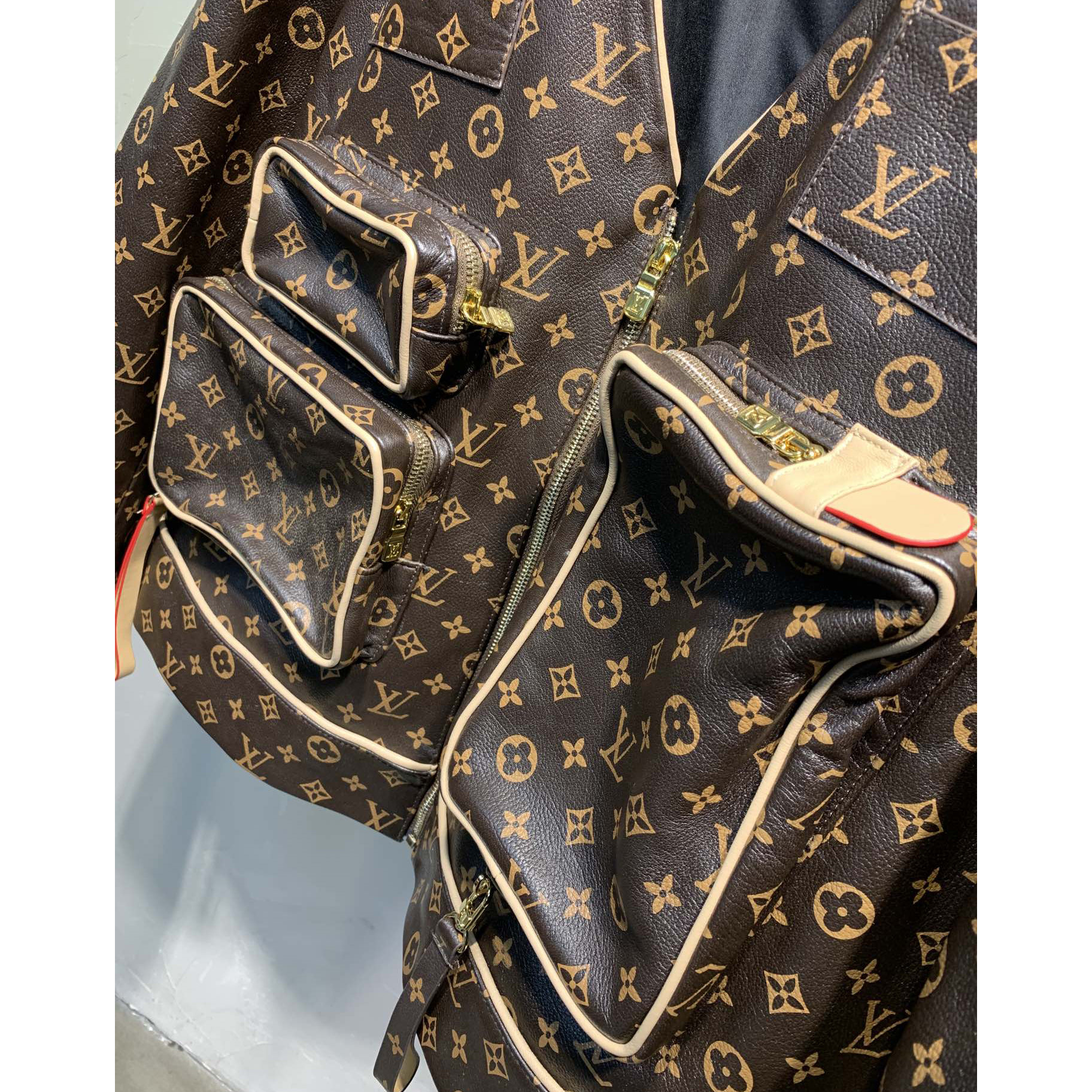 Louis Vuitton Monogram Embossed Utility Jacket - EUR FASHION