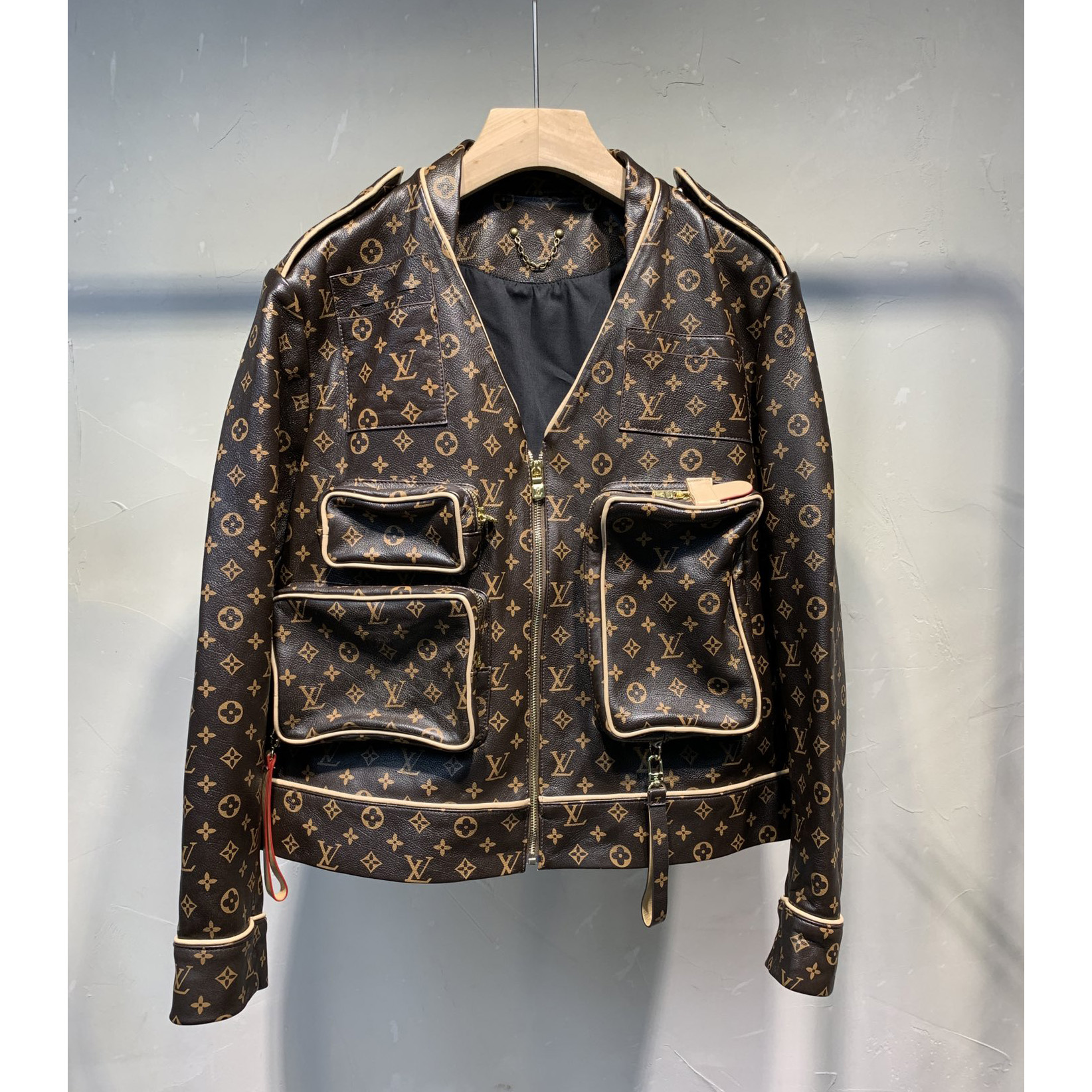 Louis Vuitton Monogram Embossed Utility Jacket - EUR FASHION